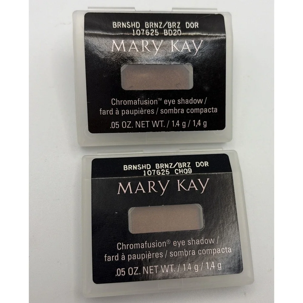 Mary Kay CHROMAFUSION EYE SHADOW 0.05 Oz Burnished Bronze 107625 Lot Of 2 New